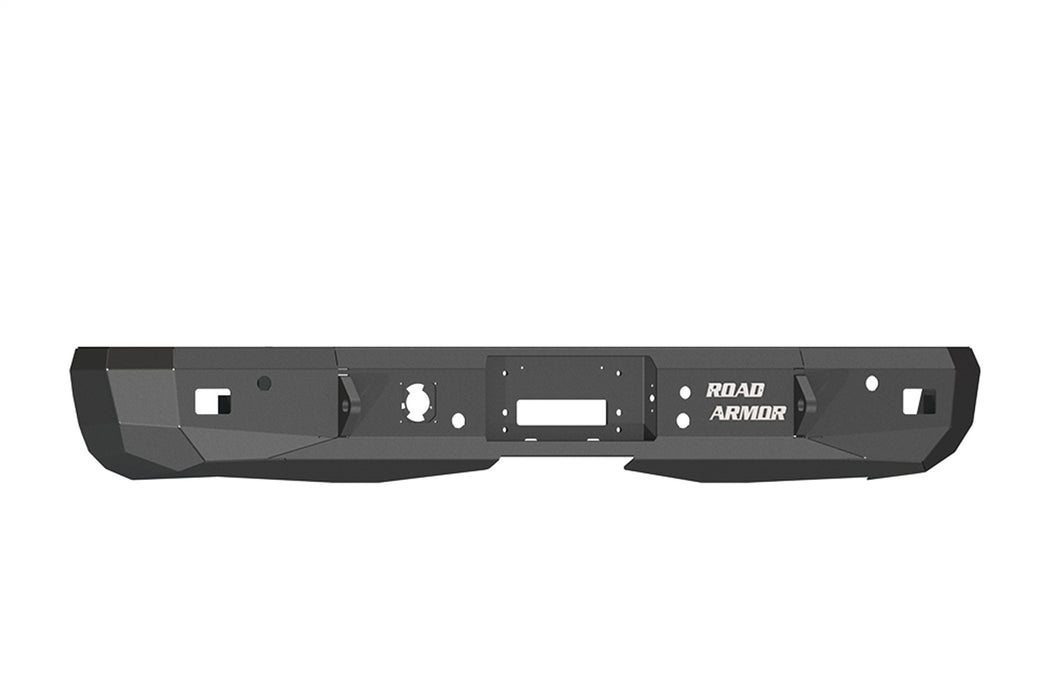 Road Armor 38600B Stealth Winch Rear Bumper; Steel; Satin Black; - Truck Part Superstore
