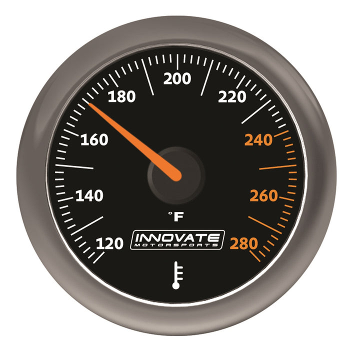 Innovate Motorsports 38610 MTX Analog; Fluid Temp (oil; water; etc) Gauge Kit; Black Dial 3861 - Truck Part Superstore