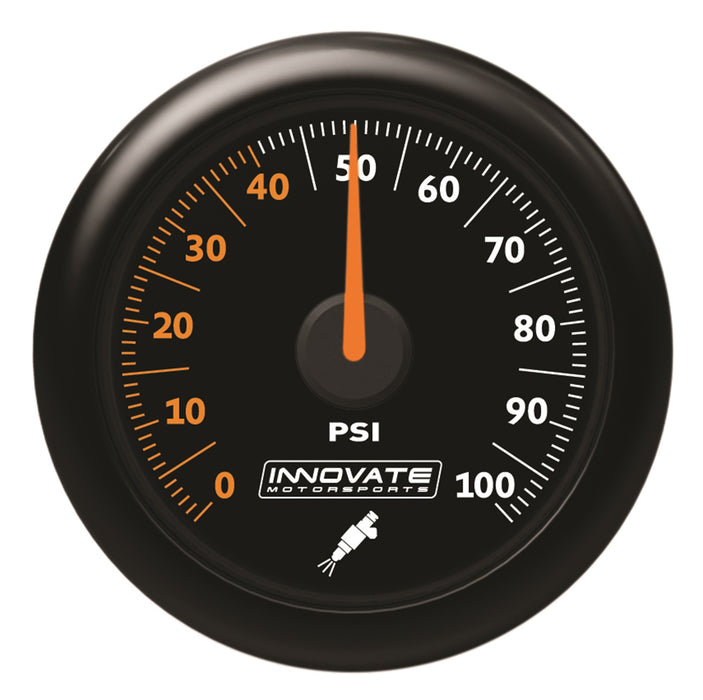 Innovate Motorsports 38630 MTX Analog; Fuel Pressure 0-100 PSI Gauge Kit; Black Dial 3863 - Truck Part Superstore