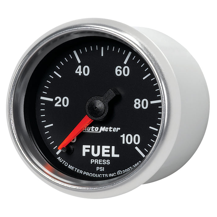 AutoMeter 3863 GAUGE; FUEL PRESSURE; 2 1/16in.; 100PSI; DIGITAL STEPPER MOTOR; GS - Truck Part Superstore