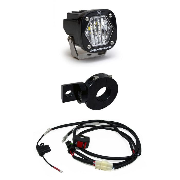 Baja Designs 387002 Electric Start Pit Bike S1 Moto Kit Clear Wide Cornering Baja Designs - Truck Part Superstore