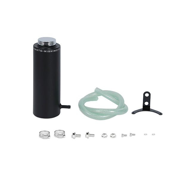 Mishimoto MMRT-CAWBK Aluminum Coolant Reservoir Tank, Wrinkle Black - Truck Part Superstore