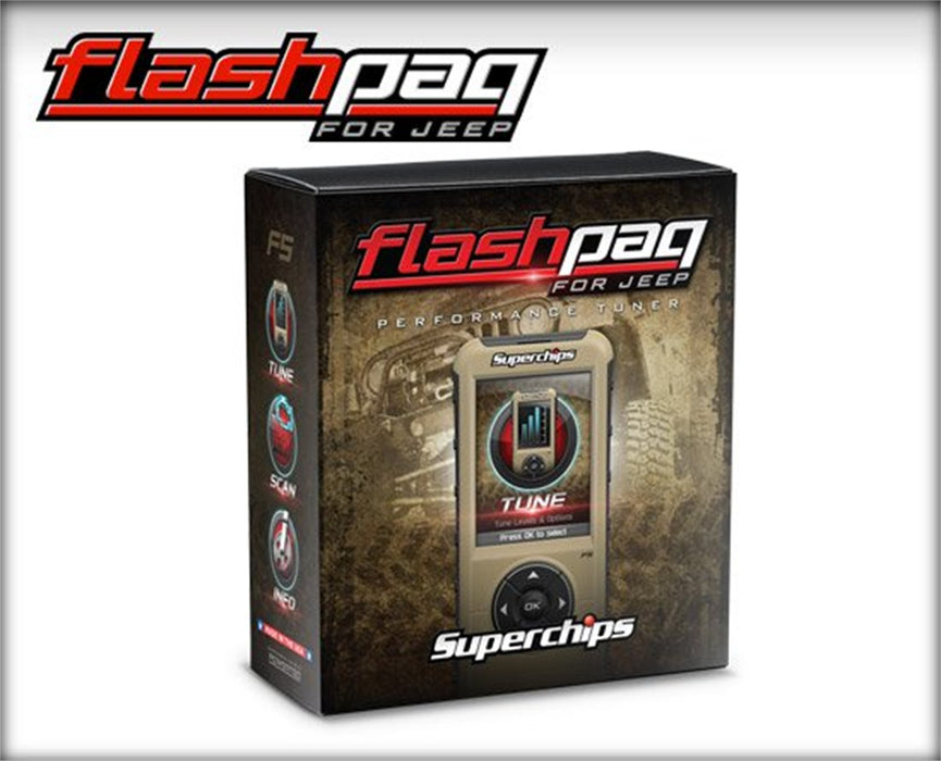 Superchips 3876-JL Flashpaq F5 Programmer; Industry Leading Handheld Tuner; - Truck Part Superstore