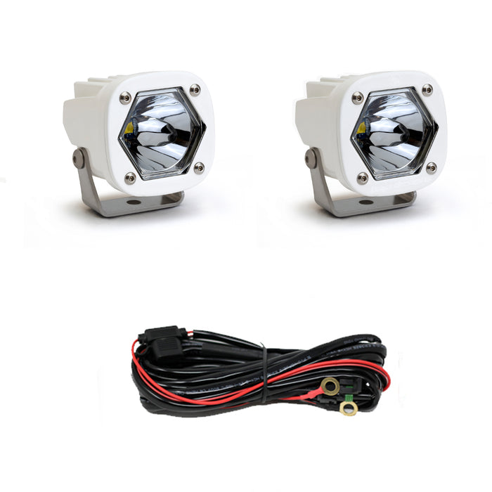 Baja Designs 387801WT LED Light Pods SI Spot White Pair Baja Designs - Truck Part Superstore