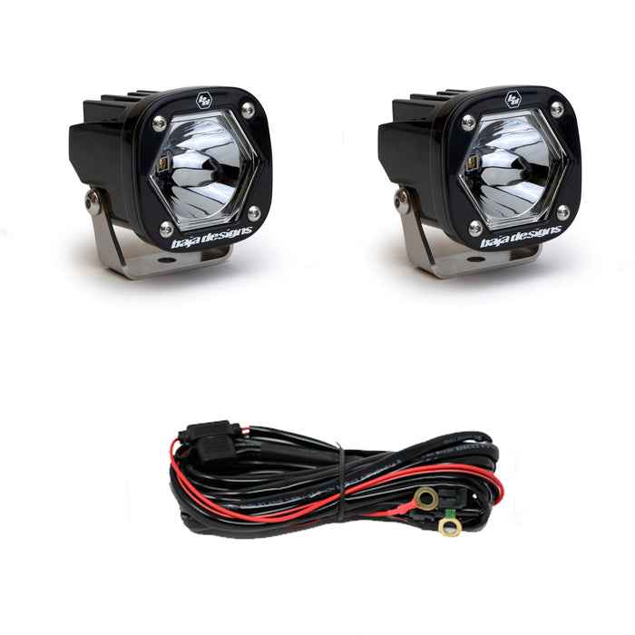 Baja Designs 387807 LED Light Pods S1 Pair Spot Laser LED Backup Kit Baja Designs - Truck Part Superstore
