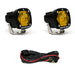 Baja Designs 387815 S1 Amber Wide Cornering LED Light with Mounting Bracket Pair Baja Designs - Truck Part Superstore