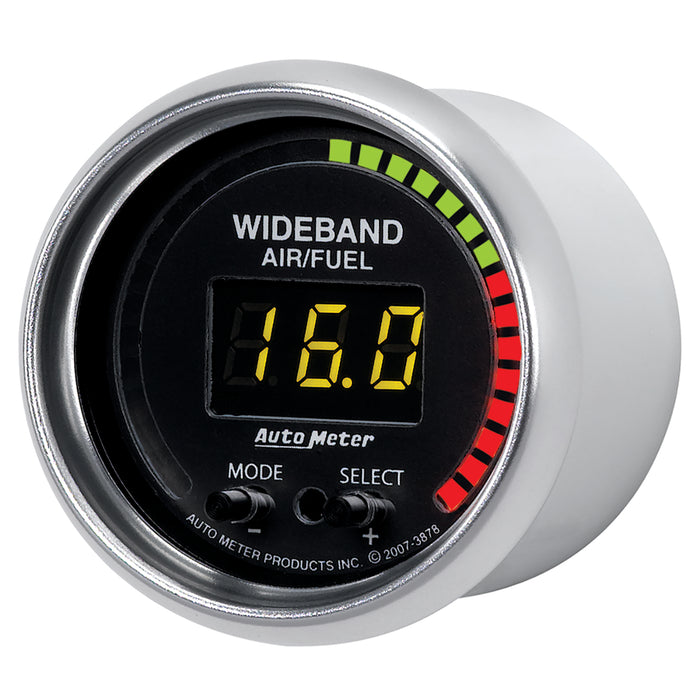 AutoMeter 3878 GAUGE; AIR/FUEL RATIO-PRO; 2 1/16in.; 10:1-20:1; DIGITAL W/PEAK/WARN; GS - Truck Part Superstore