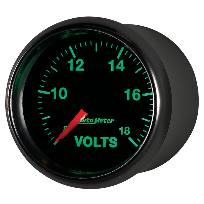 AutoMeter 3891 GAUGE; VOLTMETER; 2 1/16in.; 18V; DIGITAL STEPPER MOTOR; GS - Truck Part Superstore