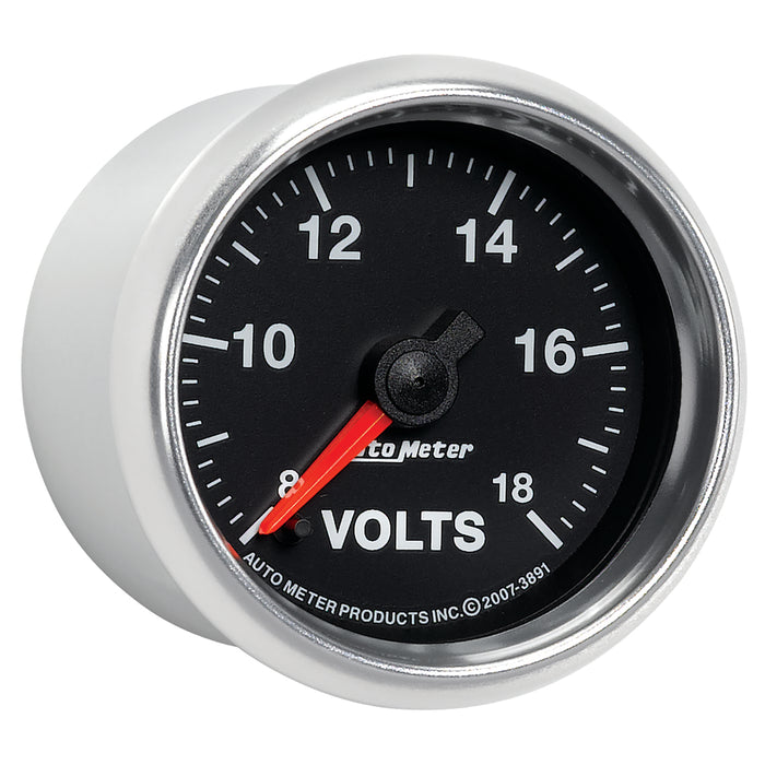 AutoMeter 3891 GAUGE; VOLTMETER; 2 1/16in.; 18V; DIGITAL STEPPER MOTOR; GS - Truck Part Superstore