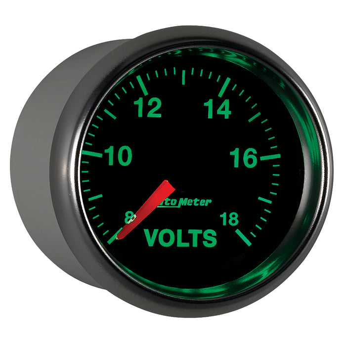 AutoMeter 3891 GAUGE; VOLTMETER; 2 1/16in.; 18V; DIGITAL STEPPER MOTOR; GS - Truck Part Superstore