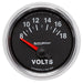 AutoMeter 3892 GAUGE; VOLTMETER; 2 1/16in.; 18V; ELECTRIC; GS - Truck Part Superstore