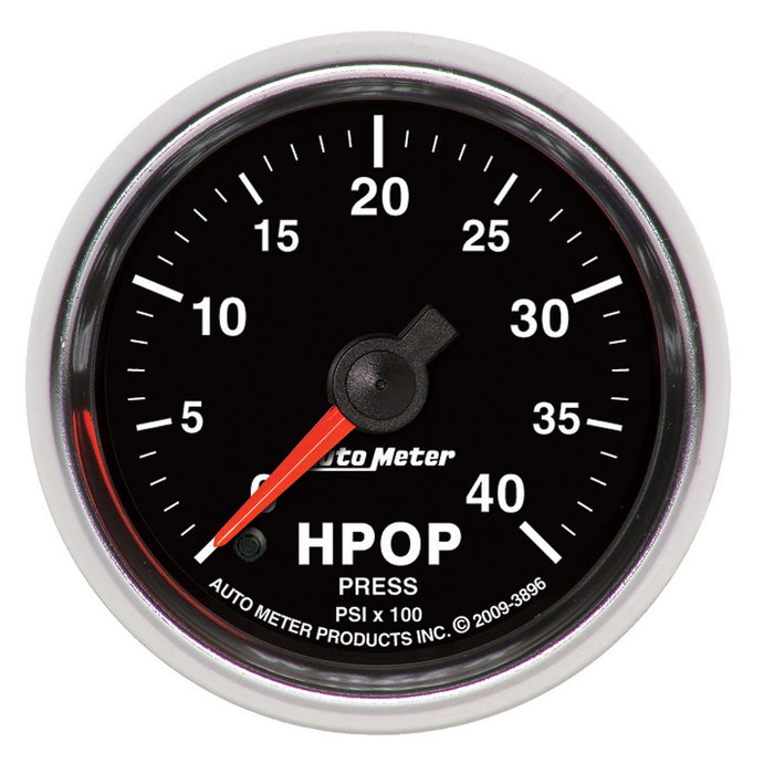 AutoMeter 3896 GAUGE; HIGH PRESS. OIL PUMP PRESS.; 2 1/16in.; 4KPSI; DIGITAL STEPPER MOTOR; GS - Truck Part Superstore