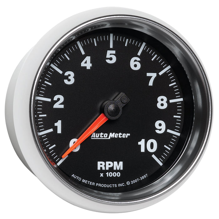 AutoMeter 3897 GAUGE; TACHOMETER; 3 3/8in.; 10K RPM; IN-DASH; GS - Truck Part Superstore