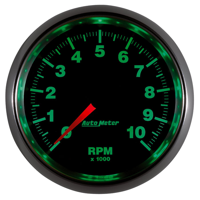 AutoMeter 3897 GAUGE; TACHOMETER; 3 3/8in.; 10K RPM; IN-DASH; GS - Truck Part Superstore