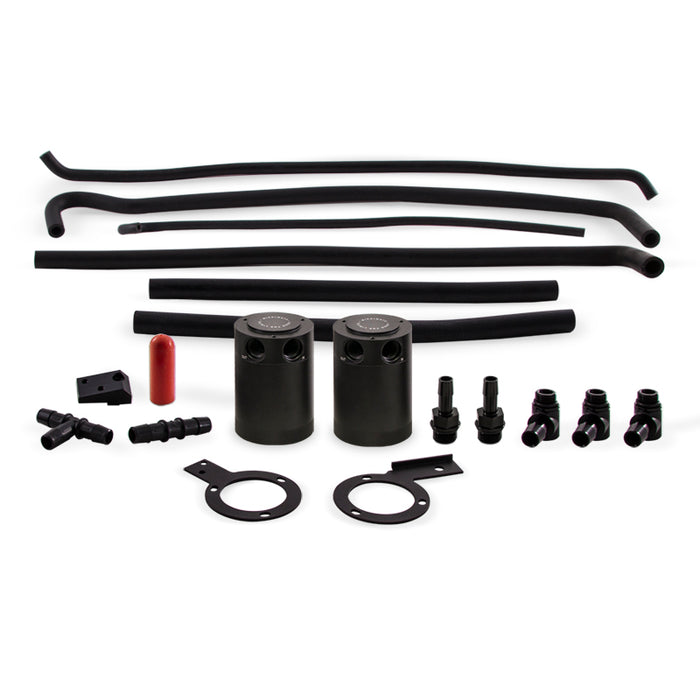 Mishimoto MMBCC-STI-08SBE Baffled Catch Can System, fits Subaru STI 2008-2014 - Truck Part Superstore