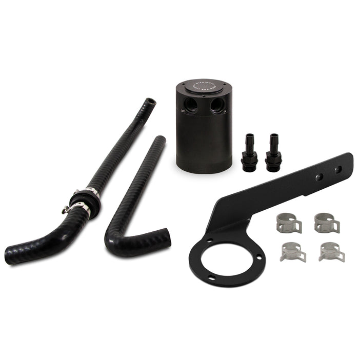 Mishimoto MMBCC-ACRD20-18PBEBK Honda Accord 2.0T Direct Fit Baffled Oil Catch Can, PCV Side, 2018-2022, Black - Truck Part Superstore