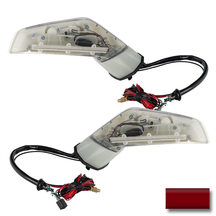 Oracle Lighting 3901-504-946L Concept Side Mirrors, Precision Red (946L) - Truck Part Superstore