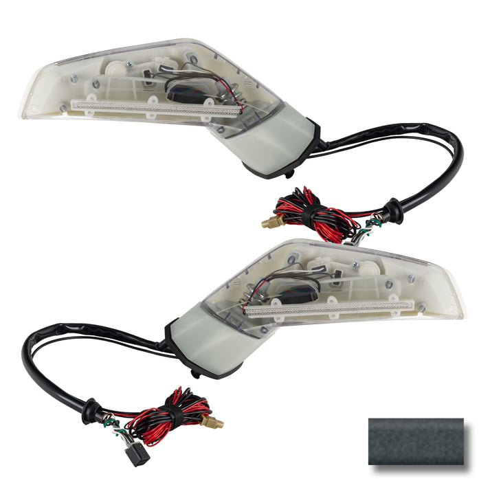 Oracle Lighting 3901-504-GBV-G Concept Side Mirrors, Ghosted, Cyber Gray Metallic (GBV) - Truck Part Superstore