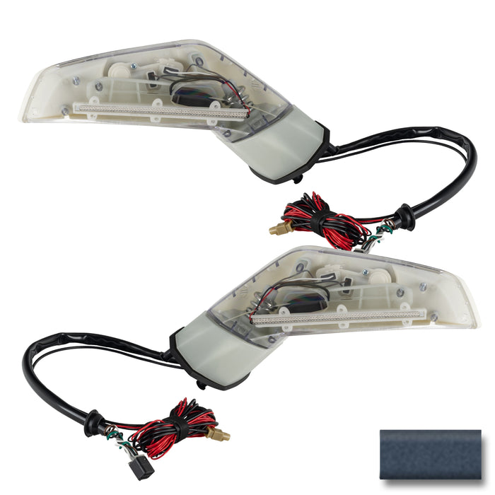 Oracle Lighting 3901-504-GXH Concept Side Mirrors, Berlin Blue (GHX) - Truck Part Superstore