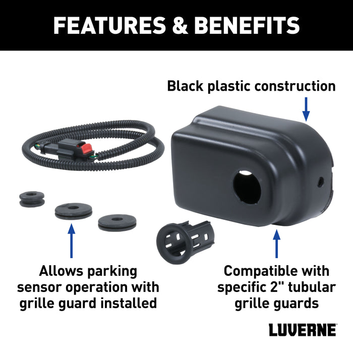 Luverne 390200 LUVERNE 390200 Parking Sensor Relocation Kit for 2-Inch Grille Guard - Truck Part Superstore