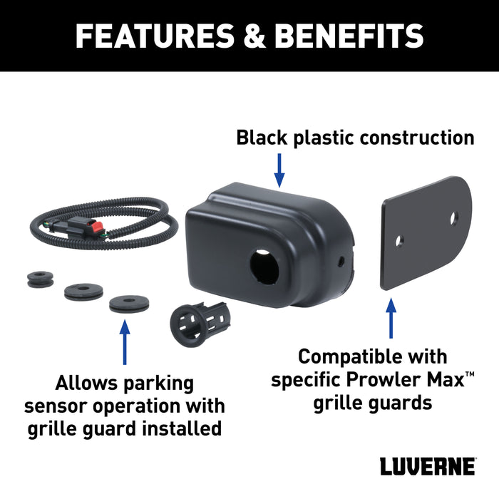 Luverne 390210 LUVERNE 390210 Parking Sensor Relocation Kit for Prowler Max Grille Guard - Truck Part Superstore
