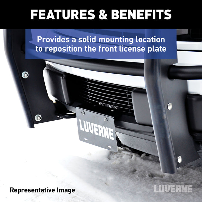 Luverne 391120 LUVERNE 391120 Grille Guard License Plate Bracket - Truck Part Superstore