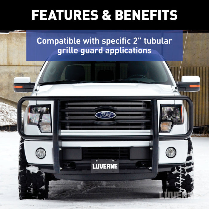 Luverne 391120 LUVERNE 391120 Grille Guard License Plate Bracket - Truck Part Superstore