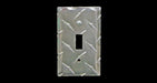 Owens Products 39135 RaceMates Single Light Switch Wall Plate Cover / 10 Pack / Diamond Tread Aluminum / Owens Products - Truck Part Superstore