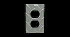 Owens Products 39136 RaceMates Single Electrical Outlet Wall Plate Cover / 10 Pack / Diamond Tread Aluminum / Owens Products - Truck Part Superstore