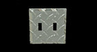 Owens Products 39138 RaceMates Double Light Switch Wall Plate Cover / 10 Pack / Diamond Tread Aluminum / Owens Products - Truck Part Superstore