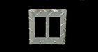 Owens Products 39156 RaceMates Double Rocker (GFI) Light Switch Wall Plate Cover / 10 Pack / Diamond Tread Aluminum / Owens Products - Truck Part Superstore