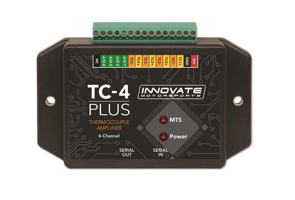Innovate Motorsports 39150 TC-4 PLUS: Thermocouple Amplifier for MTS; 4-Channel w/Analog Outputs 3915 - Truck Part Superstore