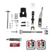 Hurst 3916037 Competition Plus® Manual Shifter; Chrome Stick/White Knob; 3/8 in.-16 Thread; - Truck Part Superstore