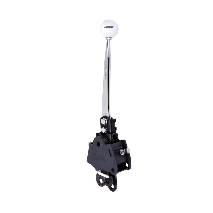 Hurst 3917992 Competition Plus® Manual Shifter; Chrome Stick/White Knob; Floor; - Truck Part Superstore