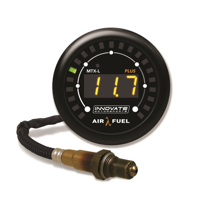 Innovate Motorsports 39180 MTX-L PLUS: Digital Air/Fuel Ratio Gauge Kit; 8 ft.; w/O2 Sensor 3918 - Truck Part Superstore