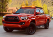 Cali Raised LED 39360972914730 05-21 Tacoma Economy Roof Rack Rack and 42 in Single Row LED LED Light Bar Blue Tall Cali Raised LED - Truck Part Superstore