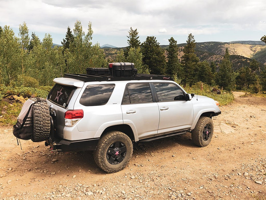 Cali Raised LED 39360976355370 10-21 4Runner Premium Roof Rack 42 in White Dual Row Combo Beam No Switch Cut Outs Only Cali Raised LED - Truck Part Superstore