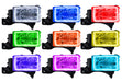 Oracle Lighting 3956-334 ColorSHIFT Halo Kit, ColorSHIFT - No Controller - Truck Part Superstore