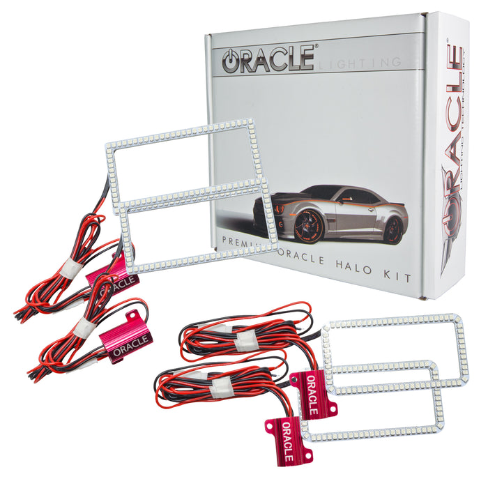 Oracle Lighting 3957-001 LED Projector Headlight Halo Kit, White - Truck Part Superstore