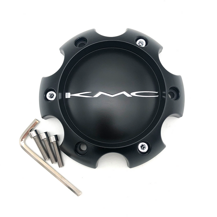 KMC 395B1396HYB003 KMC CAP STYLE B BLACK 6 LUG - Truck Part Superstore