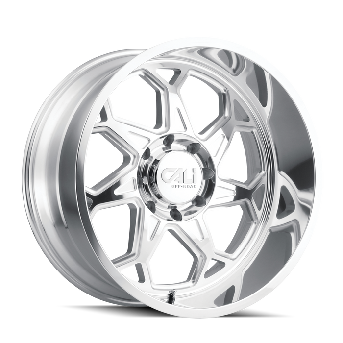 CALI OFF-ROAD 9111-22236P SEVENFOLD (9111) POLISHED 22X12 6x135 -51mm 87.1mm - Truck Part Superstore