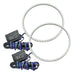 Oracle Lighting 3981-334 7 in. Round Exterior Waterproof LED Halo Kit, ColorSHIFT - No Controller - Truck Part Superstore