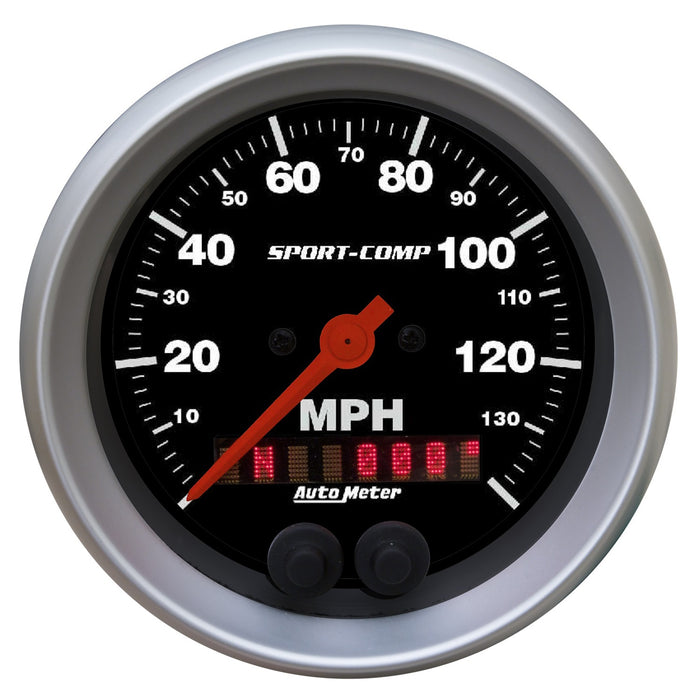 AutoMeter 3982 GAUGE; SPEEDOMETER; 3 3/8in.; 140MPH; GPS; SPORT-COMP - Truck Part Superstore