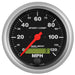 AutoMeter 3987 GAUGE; SPEEDO; 3 3/8in.; 120MPH; ELEC. PROGRAM W/LCD ODO; SPORT-COMP - Truck Part Superstore
