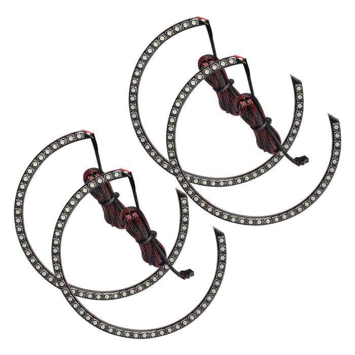Oracle Lighting 3990-332 Dynamic ColorSHIFT Headlight Halo Kit - Surface Mount - Truck Part Superstore
