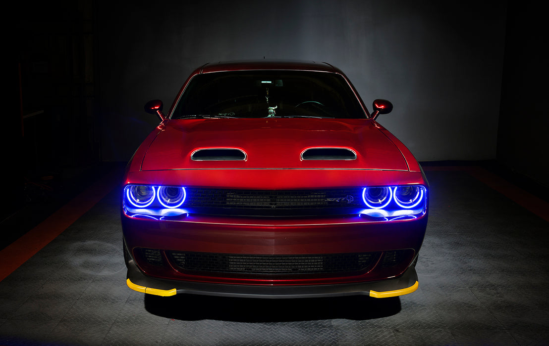Oracle Lighting 3990-332 Dynamic ColorSHIFT Headlight Halo Kit - Surface Mount - Truck Part Superstore