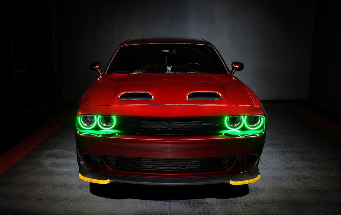 Oracle Lighting 3990-332 Dynamic ColorSHIFT Headlight Halo Kit - Surface Mount - Truck Part Superstore
