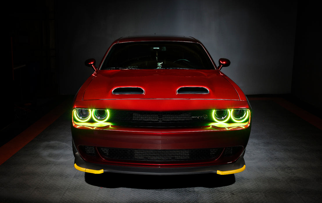 Oracle Lighting 3990-332 Dynamic ColorSHIFT Headlight Halo Kit - Surface Mount - Truck Part Superstore
