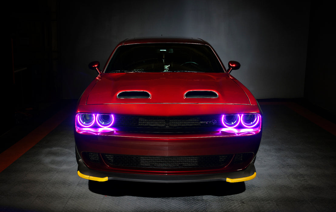 Oracle Lighting 3990-332 Dynamic ColorSHIFT Headlight Halo Kit - Surface Mount - Truck Part Superstore
