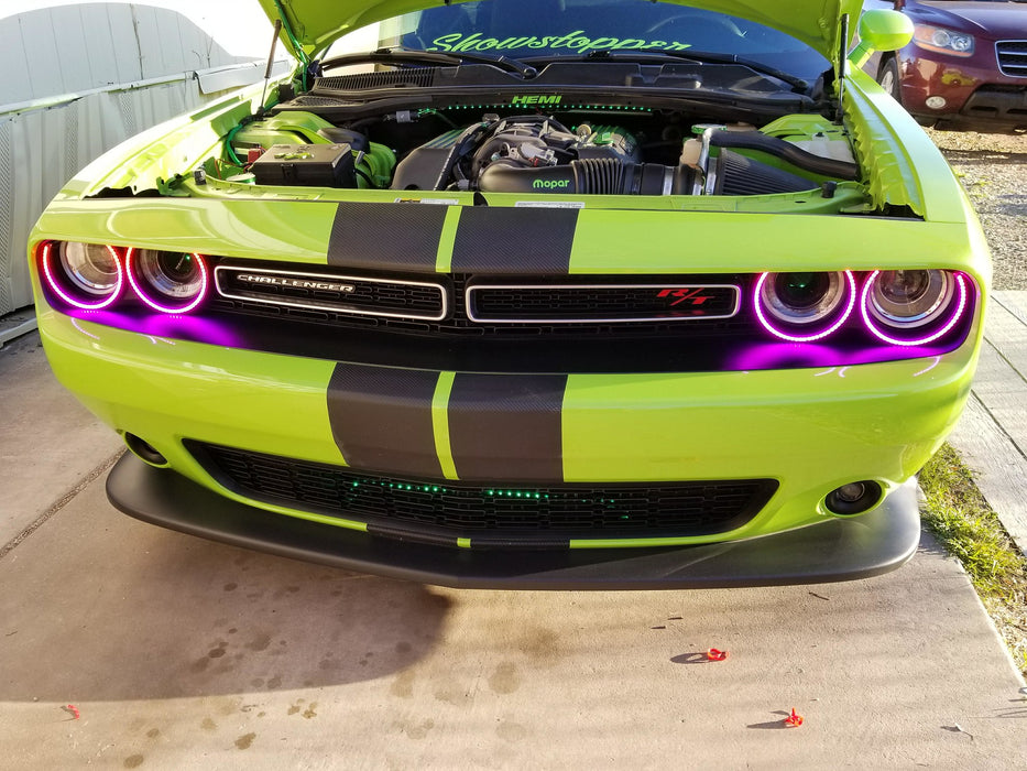 Oracle Lighting 3990-332 Dynamic ColorSHIFT Headlight Halo Kit - Surface Mount - Truck Part Superstore